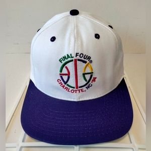 Vtg 1994 Final Four Charlotte NC Nike Snapback Hat NCAA Rainbow Embroidered RARE
